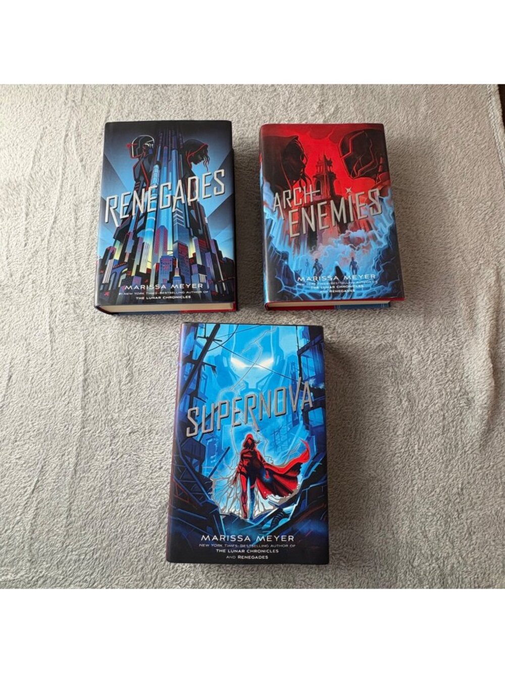 Renegades Archenemies Supernova Series Marissa Meyer Hardback 1st Editions